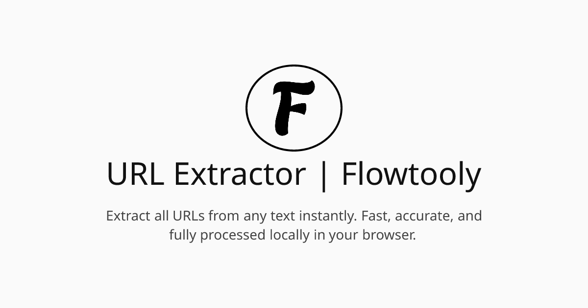 URL Extractor | Flowtooly
